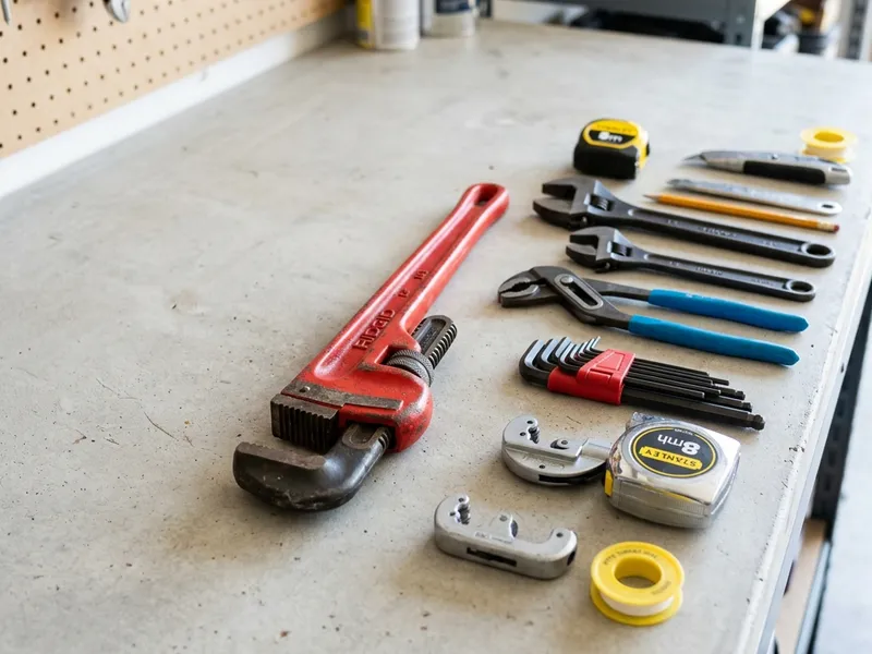 Professional plumbers in Victoria, VA equipped with top-tier tools for residential and commercial plumbing services.